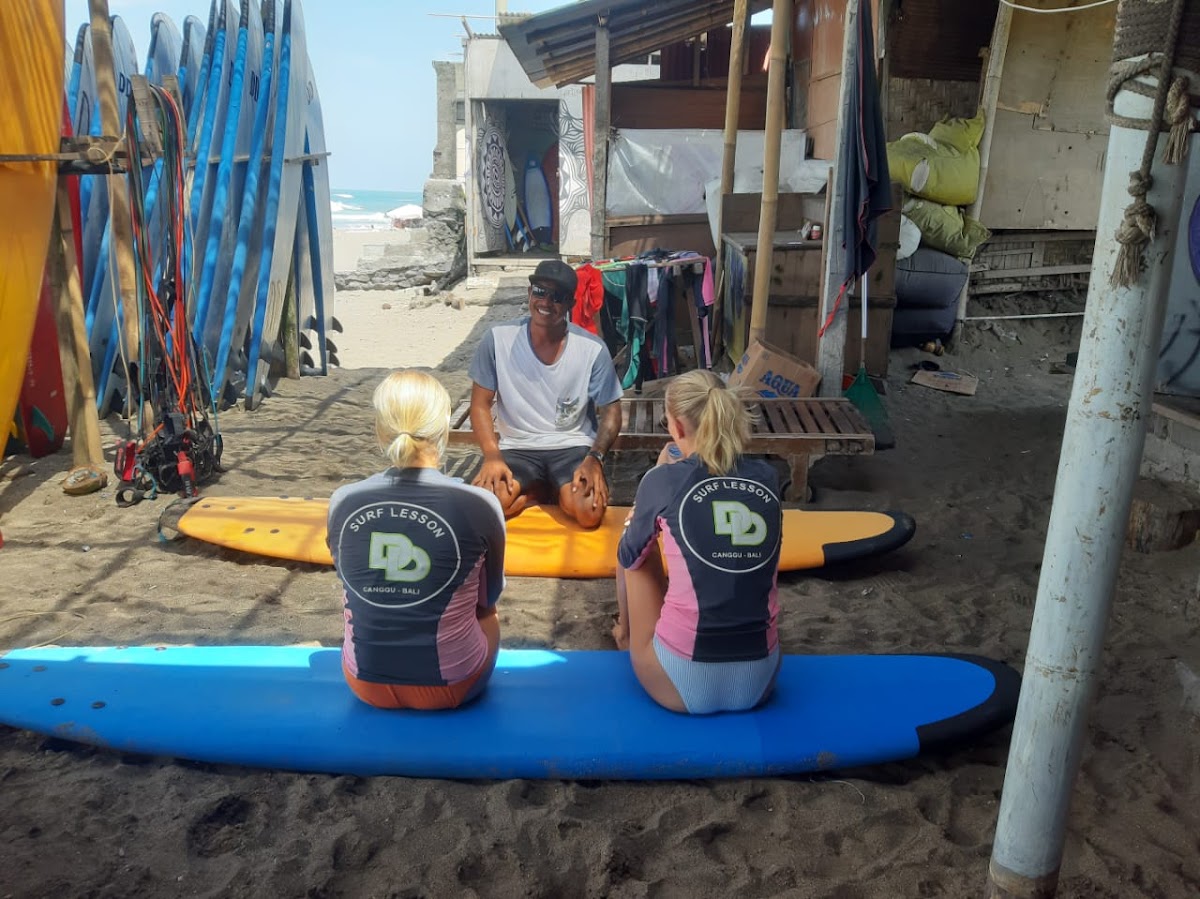 Surfing With Rocky group lesson Canggu Bali